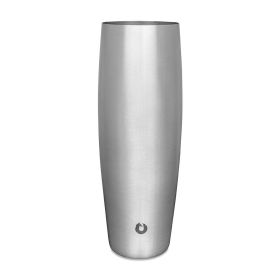 24 oz Stainless Steel Beer Glass With Lid, Steel
